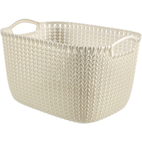 CURVER KNIT V2 Korb,  L,  19 Liter 03700-X64-00,  Farbe: oasis white