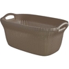 CURVER KNIT Wäschekorb,  40 Liter 03677-X59-00,  Farbe: harvest brown