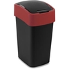 CURVER Mülleimer Flip Bin,  25 Liter K229416KI42KK,  Farbe: schwarz / rot