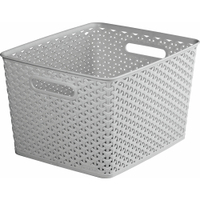 CURVER MY STYLE RECYCLING Korb,  Rattan-Optik 03612-099-22,  Maße (H x B x T): 22 x 29, 6 x 35, 5 cm