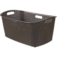 CURVER MY STYLE Wäschekorb,  47 Liter K223390KI61KK,  Farbe: dunkelbraun