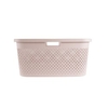 CURVER PURE Wäschekorb,  47 Liter 01917-Q70-00,  Farbe: pastellrosa