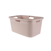 CURVER PURE Wäschewanne,  47 Liter 01198-Q70-00,  Farbe: pastellrosa