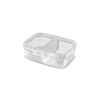 Curver Snapbox Lunchbox,  transparent 252916,  mit Trennfach,  Maße (L x B x H): 22, 3 x 17, 3 x 7, 1 cm,  1, 8 Liter