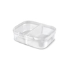 Curver Snapbox Lunchbox,  transparent 252944,  mit Trennfach,  Maße (L x B x H): 26, 5 x 21, 6 x 7, 8 cm,  3, 3 Liter