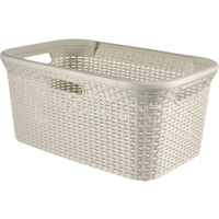 CURVER STYLE Wäschekorb,  45 Liter K187492KI62KK,  Farbe: creme