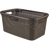 CURVER STYLE Wäschekorb,  45 Liter K187493KI61KK,  Farbe: dunkelbraun