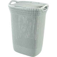 CURVER Wäschebox KNIT,  57 Liter 03676-X60-00,  Farbe: misty blue