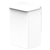 CWS Abfallbehälter,  Aluminium 3110000,  Aluminium,  pulverbeschichtet,  weiß