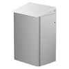 CWS Abfallbehälter,  Aluminium,  6 Liter C756000,  Farbe: mattsilber,  eloxiert