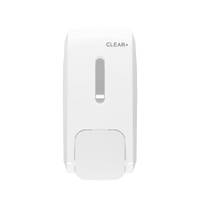 CWS Clear+ Cremeseifenspender Nachfüllbar,  Sichtfenster 1701510,  für 500 ml - Kartuschen