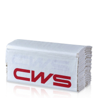 CWS Frottee Extra Faltpapier,  2-lagig,  hochweiß C272300,  1 Karton = 20 x 144 = 2880 Blatt