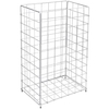 CWS Großraumpapierkorb,  Edelstahl 100075X,  Maße: 410 x 250 x 620 mm