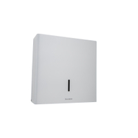 CWS ObjectLine Großrollen-Toilettenpapierspender C706602,  Für 1 Rolle,  weiß,  Edelstahl