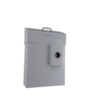 CWS ObjectLine Hygienebehälter,  mit Beutelspender,  ca. 10 Liter 3000902,  Farbe: weiß
