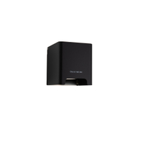 CWS ObjectLine Toilettenpapierspender Einzelrolle,  ohne Schloss C706752,  Farbe: schwarz,  Edestahl