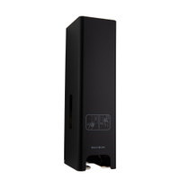 CWS ObjectLine Toilettenpapierspender,  für 3 Rollen C706803,  Farbe: schwarz,  Edelstahl