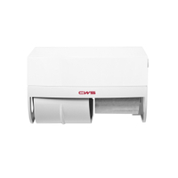 CWS Paradise Toiletpaper Toilettenpapierspender 4604000,  Mit Panel (Frontblende),  weiß