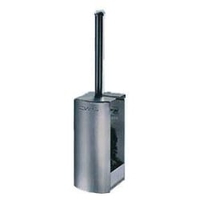 CWS Toilettenbürste Edelstahl 728000,  Ersatzbürstenkopf schwarz