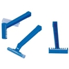 Dahlhausen Einmal-Rasierer,  einschneidig,  unsteril 10.000.00.012,  1 Packung = 100 Stück,  blau