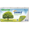 Danke Toilettenpapier naturweiß,  3-lagig 10631,  1 Packung = 16 Rollen à 150 Blatt