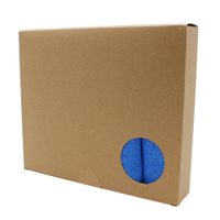 De Witte Mikrofasertücher Soft Boxed,  40 x 40 cm 1 Packung = 5 Stück,  blau