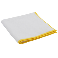 De Witte Recycelt Soft 83 Mikrofasertuch,  300 g/m² 1 Packung = 5 Tücher,  Farbe: gelb/weiß