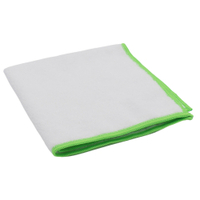 De Witte Recycelt Soft 83 Mikrofasertuch,  300 g/m² 1 Packung = 5 Tücher,  Farbe: grün/weiß
