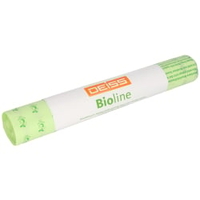 DEISS BIOLINE Bioabfallsäcke 240 Liter ecovio Biokunststoff 06072,  1 Karton = 20 Rollen = 100 Säcke