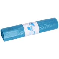 DEISS ECOFINE Abfallsack 70 Liter blau,  ca. 660 g/ Rolle,  Typ 60 10903,  1 Rolle = 25 Säcke
