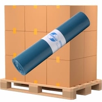 DEISS PREMIUM Abfallsack 120 Liter blau,  Typ 60 10304,  1 Palette = 30 Karton = 300 Rollen = 7.500 Stück