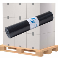DEISS PREMIUM Abfallsack 120 Liter schwarz,  1200 g/ Rolle,  Typ 60 15018,  1 Palette = 48 Karton = 480 Rollen = 12.000 Stück
