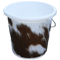 Dekor Eimer,  10 Liter 10125500 Kuhfell,  Motiv: Kuhfell