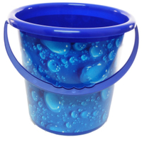 Dekor Eimer,  10 Liter 10125500 Tropfen,  Motiv: Tropfen
