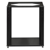 Diamant Grill Fassung mit schwarzer Pulverbeschichtung 17-71600,  Maße: 610 x 610 x 690 mm