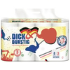 Dick & Durstig Küchenrolle 10442,  1 Packung = 8 Rollen à 45 Blatt
