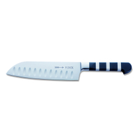 Dick 1905 Santoku-Messer mit Kullen,  18 cm 81942182K,  Farbe: schwarz