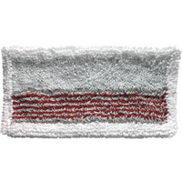 DOPPELMOPP MICRO-PLUS Moppbezug EDMP-MR-RO,  Breite: 40 cm,  rot/grau