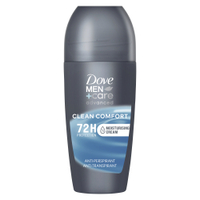 Dove Men+Care Clean Comfort Deo Roll-on T126679,  50 ml - Flasche