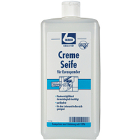 Dr. Becher Seife Creme,  parfümfrei 1556000,  1 Liter - Euroflasche