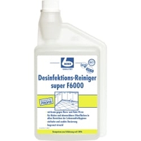 Dr. Becher super F6000 Desinfektionsreiniger 1745000,  1 Liter - Dosierflasche