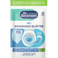 Dr. Beckmann WC Reinigungsblätter Ocean Breeze 10521,  1 Packung = 20 Blätter