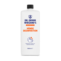 DR. GRIMM WIEGAND`S Händedesinfektion,  80% Ethanol 15145,  1 Liter - Flasche