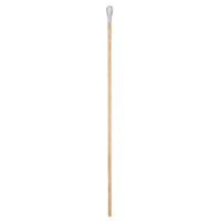 Dr. Junghans medical Wattestäbchen aus Holz,  Länge 15 cm 77040,  1 Packung = 50 x 2 Stück,  kleiner Kopf