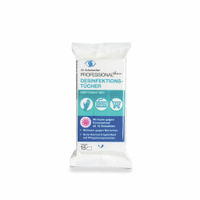 Dr. Schumacher PROFESSIONAL@home Desinfektionstücher 01-457OP-T015-01,  1 Flowpack = 15 Tücher
