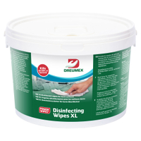Dreumex Disinfection Wipes Desinfektionstücher 66701001001,  1 Eimer = 100 Tücher