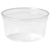 DUNI BioPak Crystal Deli Menübox ungeteilt,  transparent 177066,  1 Karton = 10 x 35 Stück,  375 ml