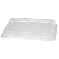 DUNI BioPak Deckel aus rPET für Bagasse Box,  rechteckig 188063,  1 Karton = 6 x 40 Stück,  850/1200 ml