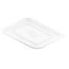 DUNI Deckel für Fixpack,  rechteckig 159146,  1 Karton = 500 Stück,  transparent