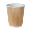 DUNI ecoecho Triple Wall Brown Coffee to GO-Becher 161197,  240 ml,  1 Karton = 20 x 25 Stück = 500 Becher